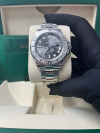 Thumbnail for Rolex Yacht-Master 40mm Platinum & Stainless Steel - Dark Rhodium Dial (Ref# 126622)