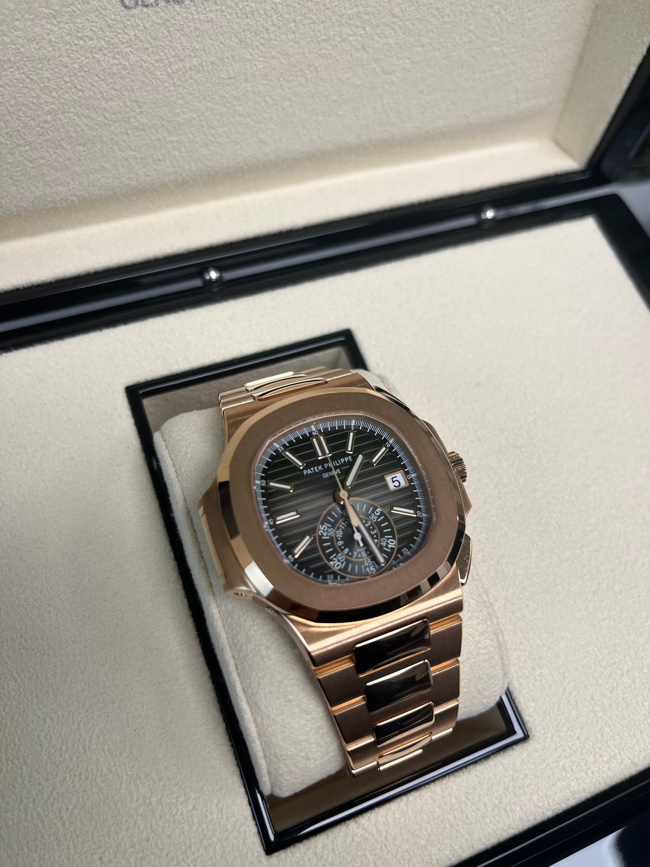 Patek Philippe Nautilus Rose Gold/ Black Gradient Dial (Ref#5980/1R-001)