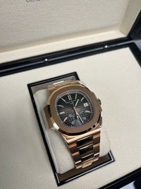 Thumbnail for Patek Philippe Nautilus Rose Gold/ Black Gradient Dial (Ref#5980/1R-001)