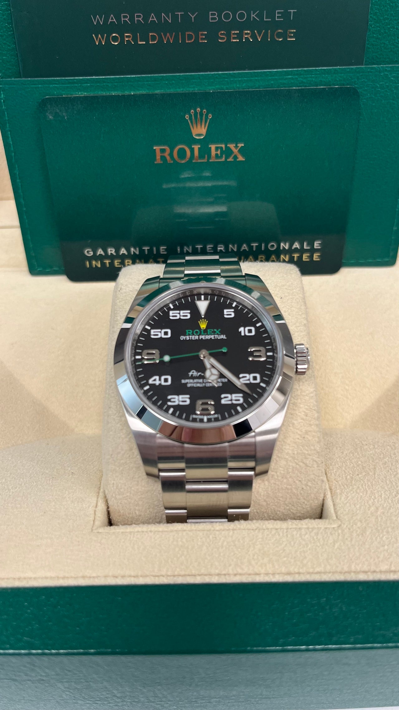 Rolex Air King Black Dial 116900