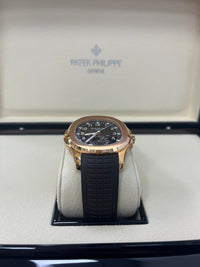 Thumbnail for Patek Philippe Aquanaut Time Travel/ Rose Gold/ Chocolate Dial (Ref#5164R/001)