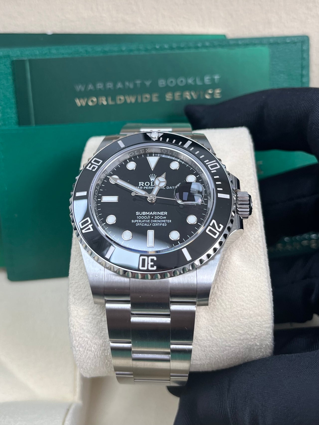 Rolex Submariner 41mm Stainless Steel Date Watch - Black Dial (Ref# 126610LN)