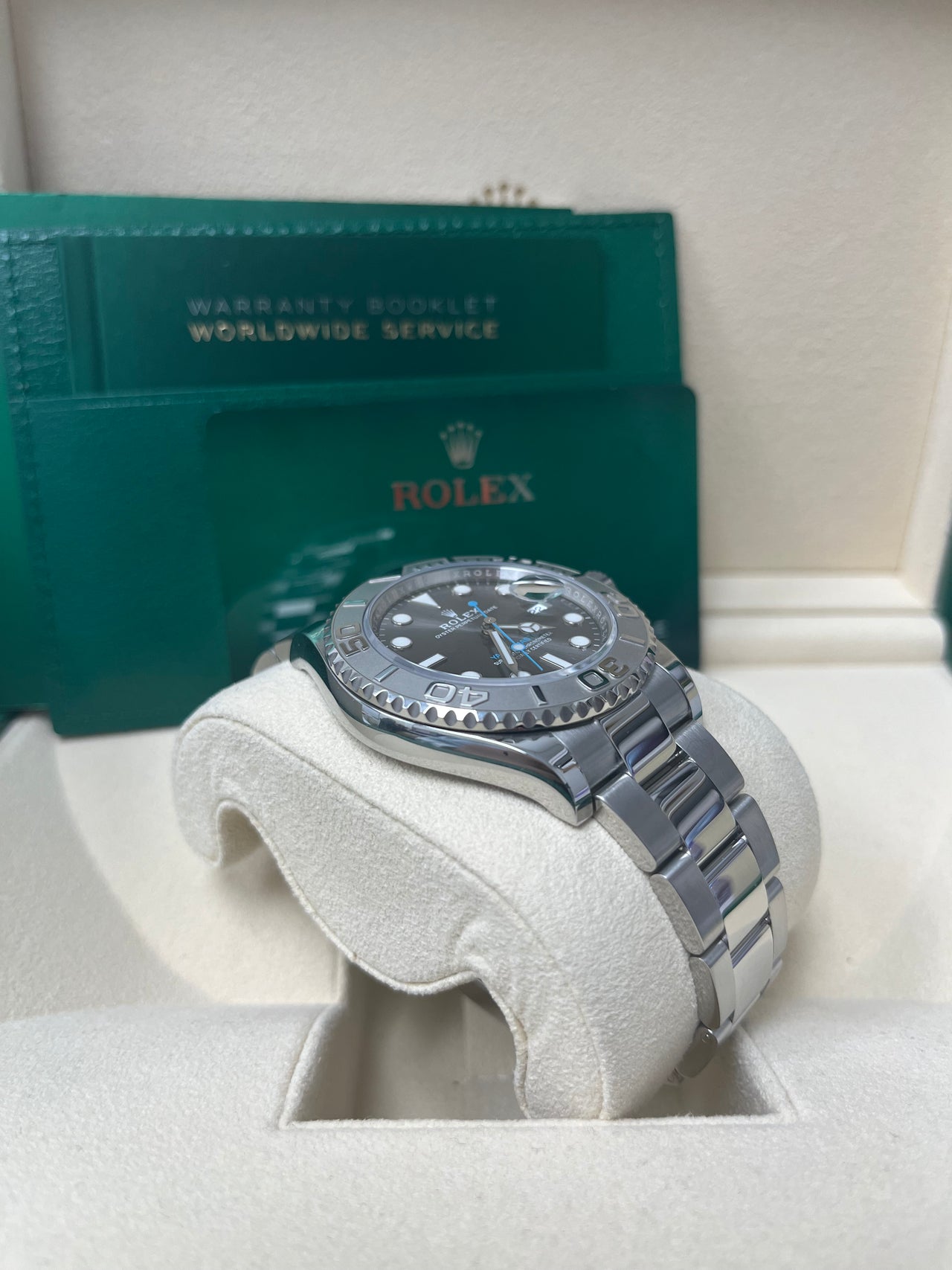 Rolex Yacht-Master 40mm Platinum & Stainless Steel - Dark Rhodium Dial (Ref# 126622)