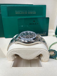 Thumbnail for Rolex Daytona White Gold Black Diamond Dial Oyster Bracelet 40mm (Reference 116509)