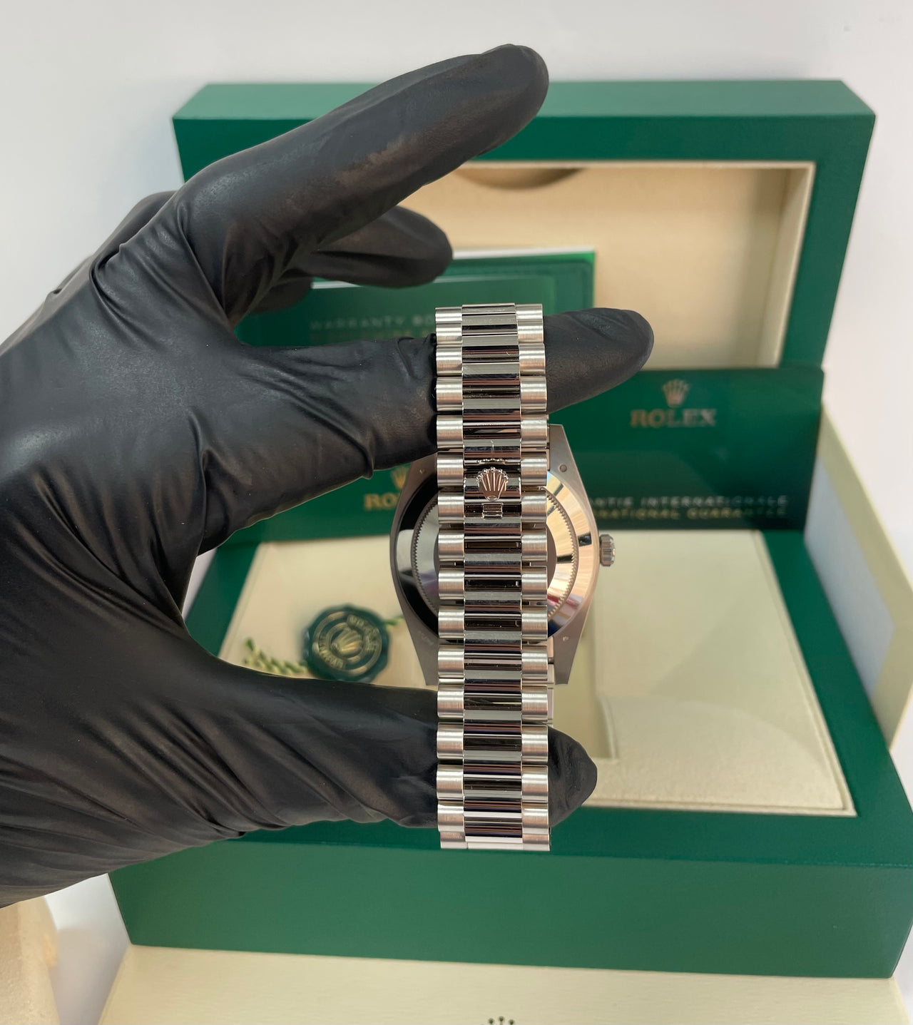 Rolex Day-Date 40 White Gold - Slate Dial