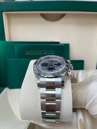 Thumbnail for Rolex Daytona White Gold Cosmograph 40 Watch -Stainless Steel And Black Index Dial (Ref# 116509)