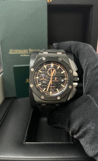 Thumbnail for Royal Oak Offshore Chronograph with Black Ceramic Bezel (Ref#26405CE.OO.A002CA.02)