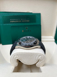 Thumbnail for Rolex Daytona Cosmograph Daytona White Gold 40mm Oysterflex Band Black Diamond Dial - 116519LN