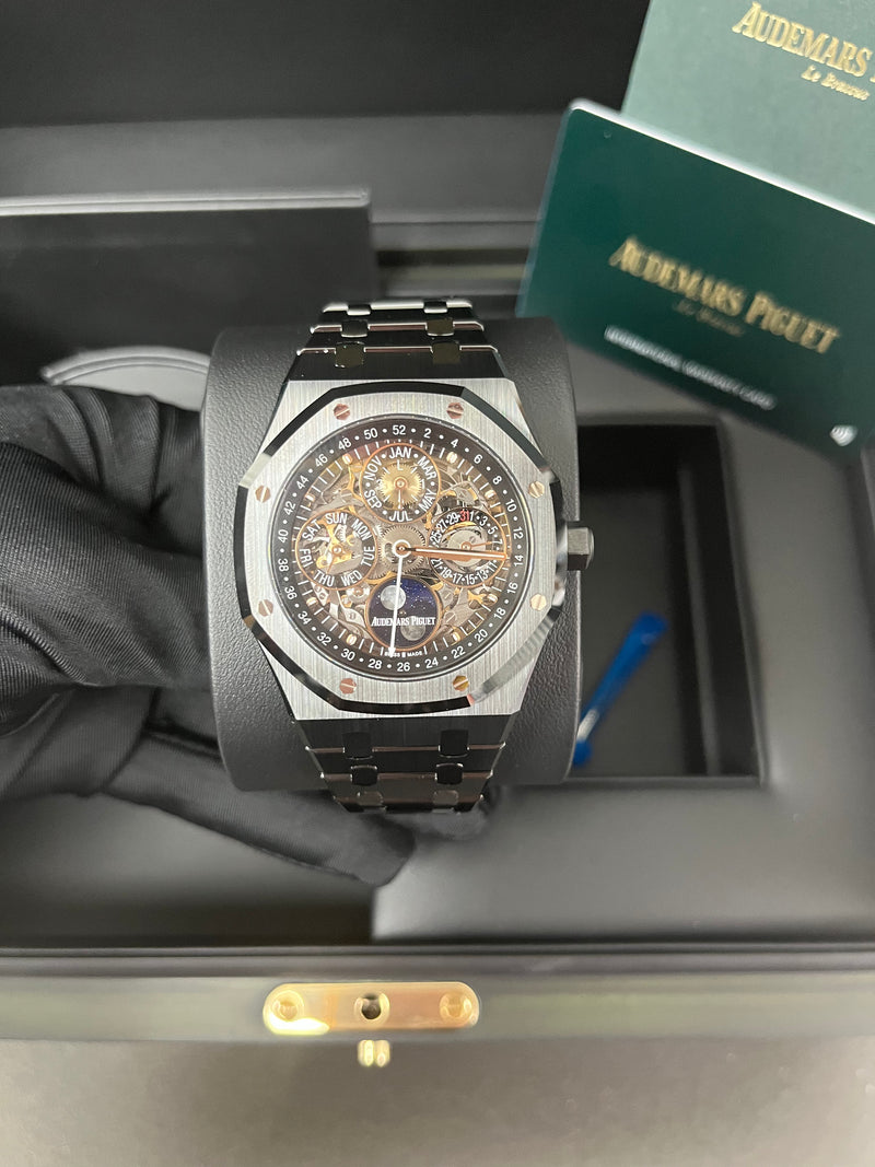 Audemars Piguet Royal Oak Perpetual Calendar Openworked Ref