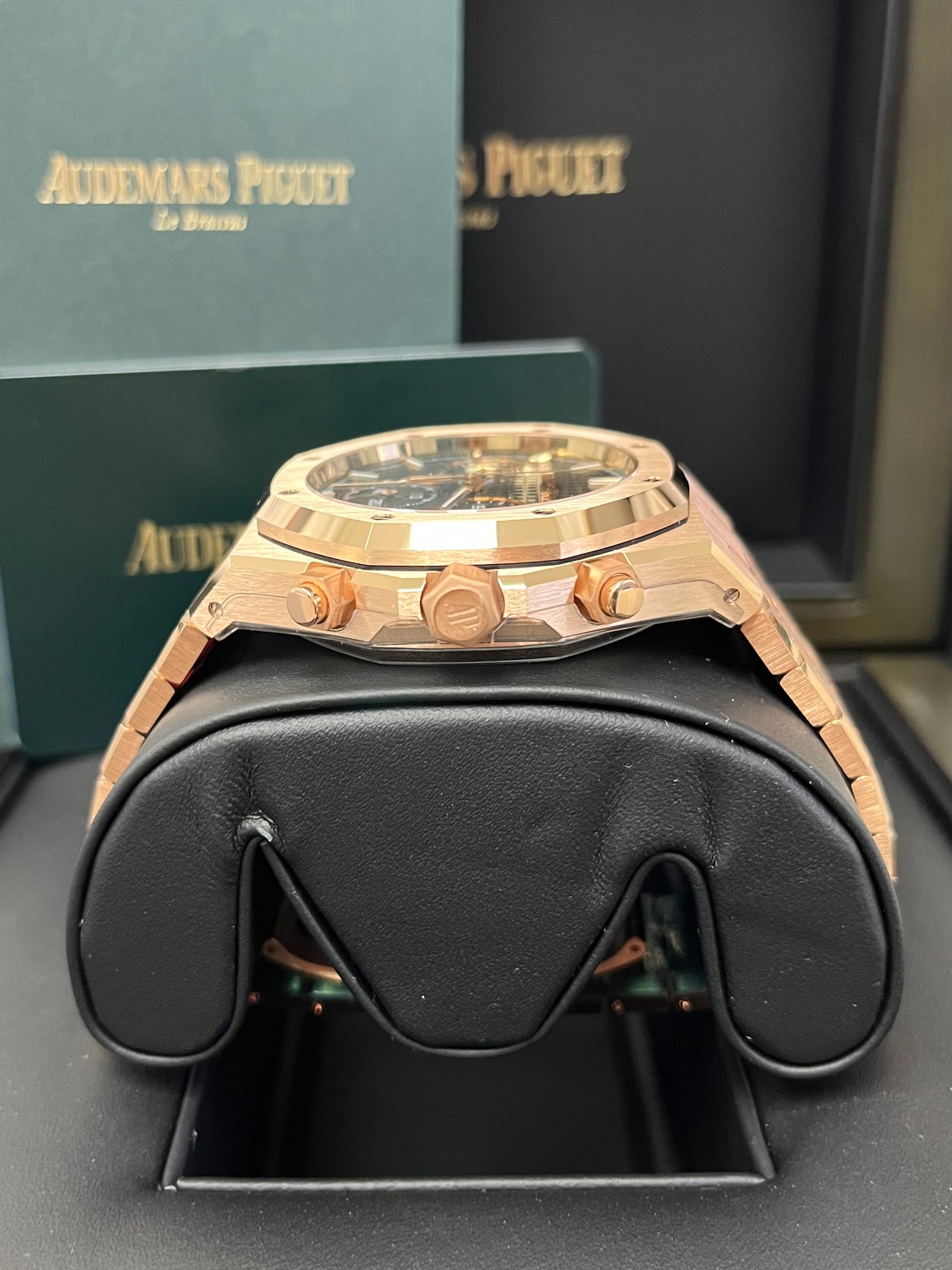 Audemars  Piguet Royal Oak Chronograph 41mm Rose Gold Green Dial 26240or.oo.1320or.08