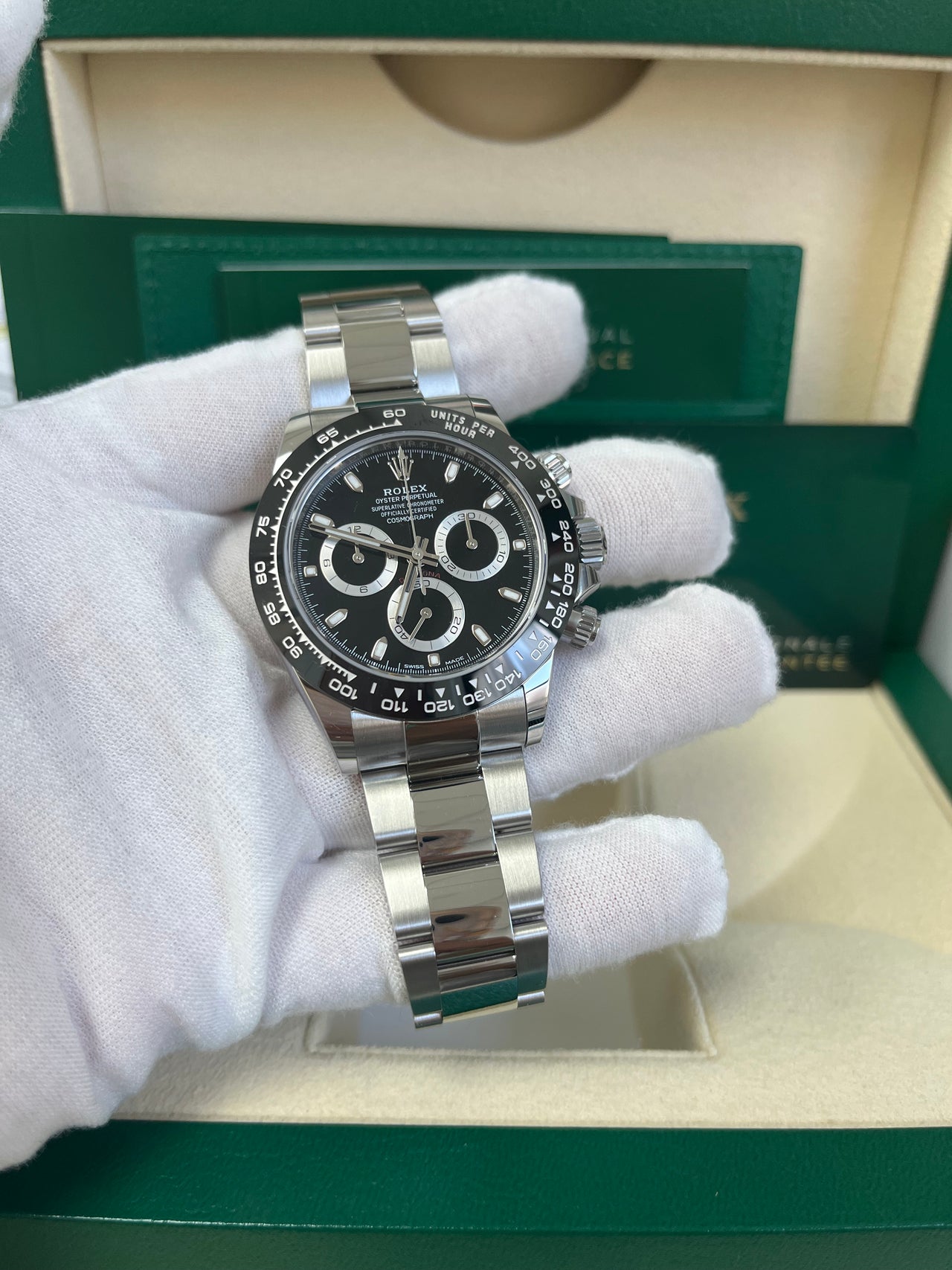 Rolex Daytona 40mm Stainless Steel - Black Index Dial - Ceramic Bezel (Ref# 116500LN)