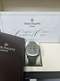 Thumbnail for Patek Philippe Aquanaut Self-Winding Green Dial Ref # 5968G-010