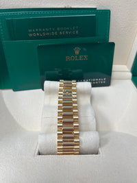 Thumbnail for Rolex Day-Date 40 Yellow Gold Day-Date 40 Watch - Fluted Bezel - Onyx Dial - President Bracelet 228238