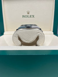 Thumbnail for Rolex Day-Date II 18kt White Gold Rolex President Blue Wave Dial Watch (Ref 218239BLWAP)