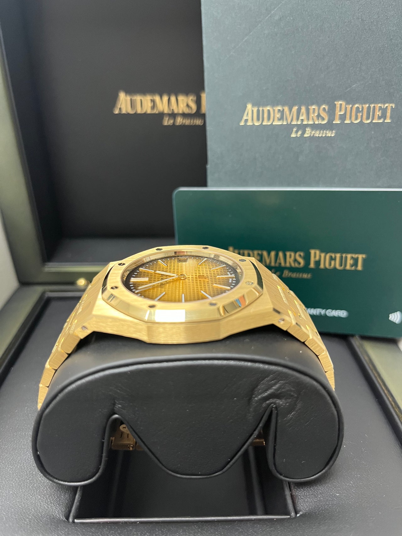 Audemars Piguet Royal Oak Jumbo Extra Thin 50th Anniversary "Smoked Gold" 2022 16202BA.OO.1240BA.01