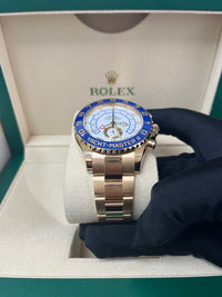 Thumbnail for Rolex Yacht-Master II Yellow Gold - Matt White Mercedes Dial (Ref# 116688)