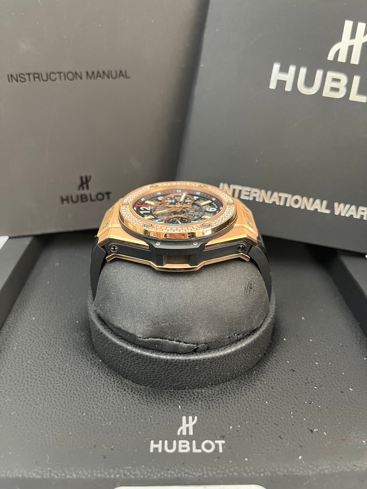 Hublot Big Bang Unico King Gold Dial Silver Automatic Men's Watch (Reference 411.OX.1180.RX.1104)