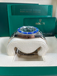 Thumbnail for Rolex White Gold Submariner Date Watch - The Blueberry - Blue Bezel - Black Dial (Ref # 126619LB)