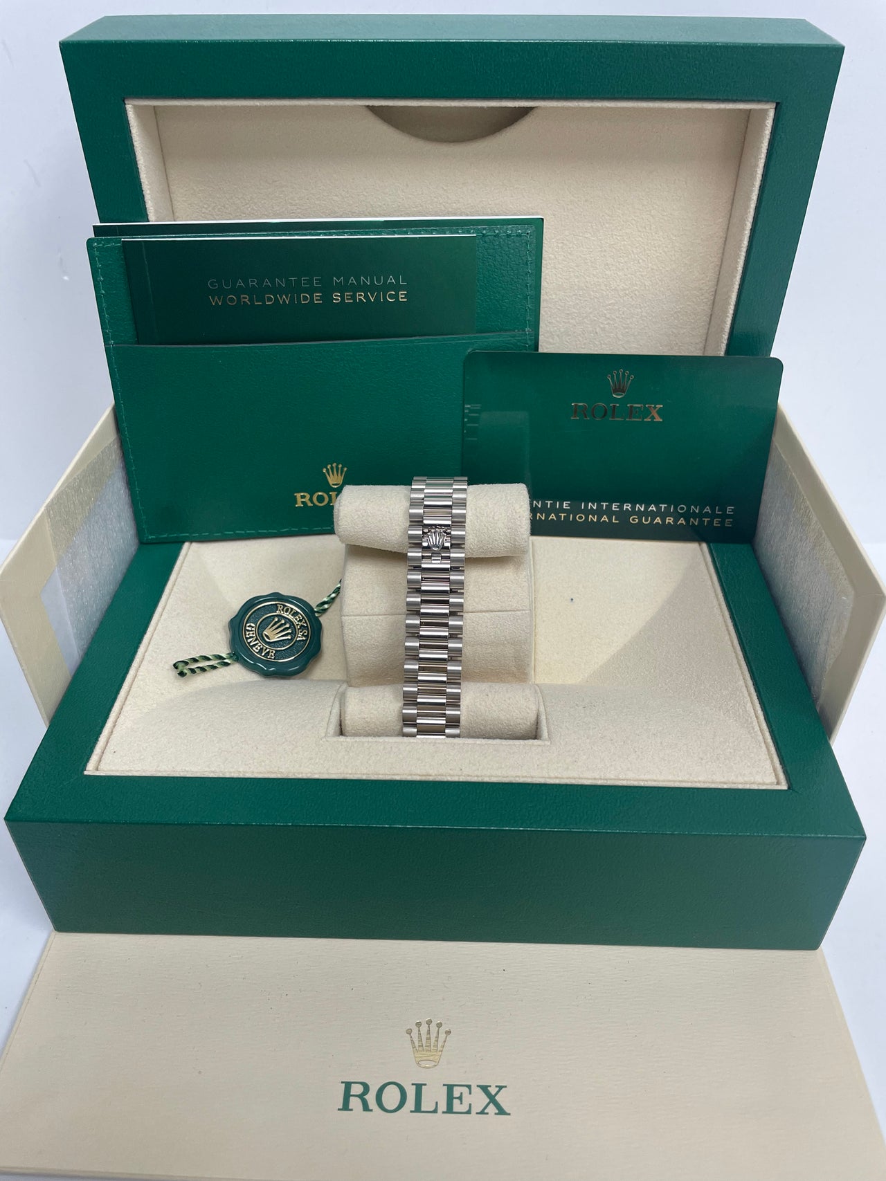 Rolex White Gold Datejust 31 Watch  - watchesoff5th