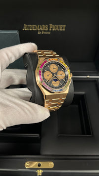 Thumbnail for Audemars Piguet ROYAL OAK Perpetual Calendar Rose Gold Rainbow Limited 20 pieces (Reference 	266140)