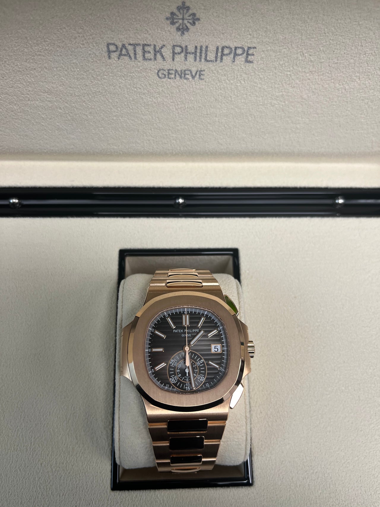 Patek Philippe Nautilus Rose Gold/ Black Gradient Dial (Ref#5980/1R-001)