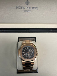 Thumbnail for Patek Philippe Nautilus Rose Gold/ Black Gradient Dial (Ref#5980/1R-001)