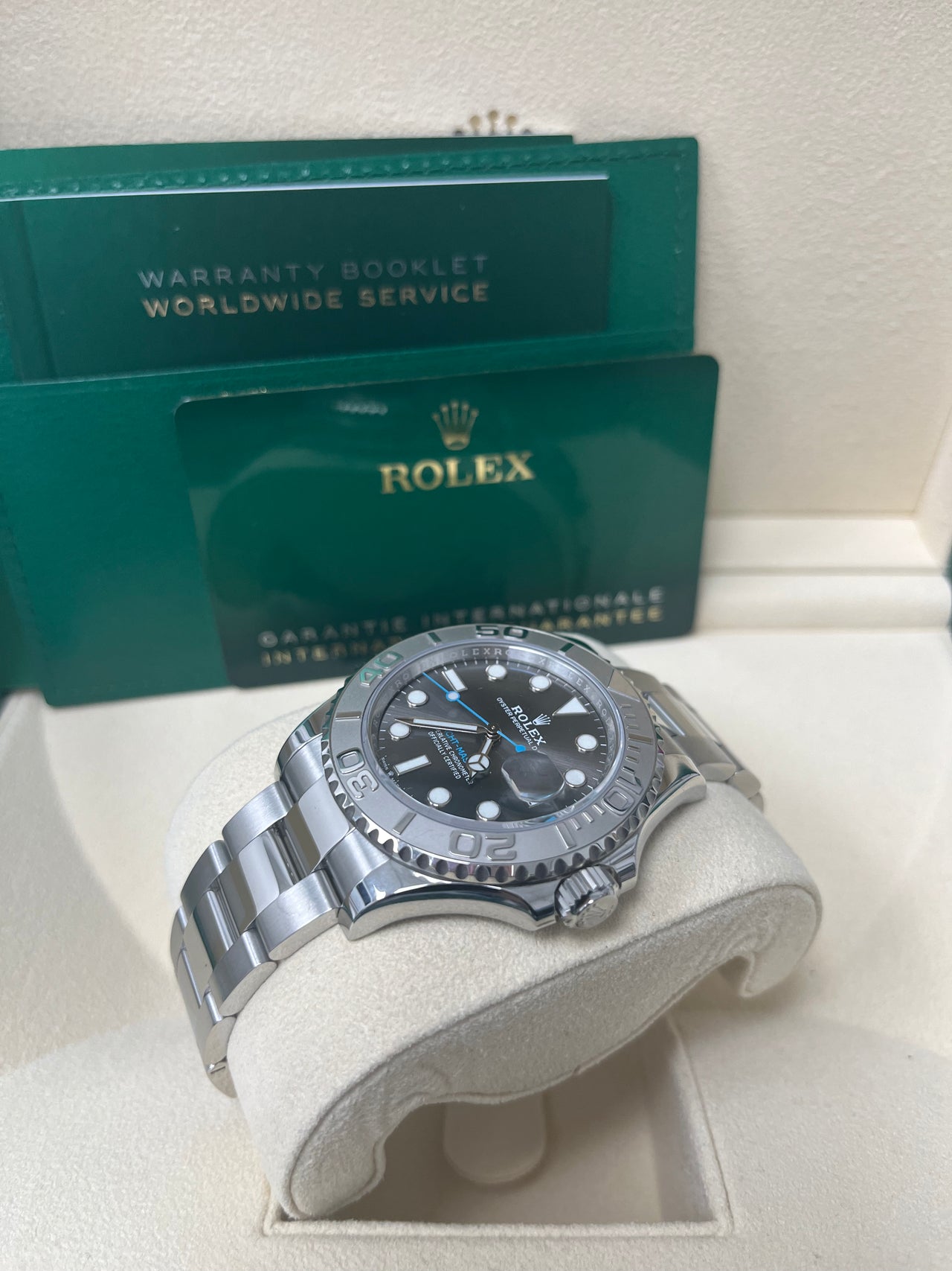 Rolex Yacht-Master 40mm Platinum & Stainless Steel - Dark Rhodium Dial (Ref# 126622)