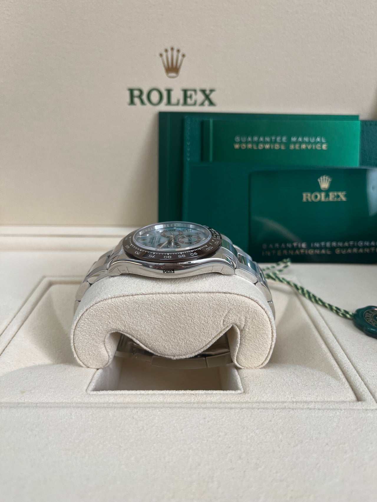 Rolex Daytona Platinum Ceramic Arabic Dial 116506