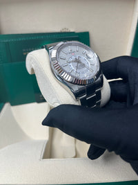 Thumbnail for Rolex Sky-Dweller White Rolesor White Index Dial Oyster Bracelet (Ref# 326934)