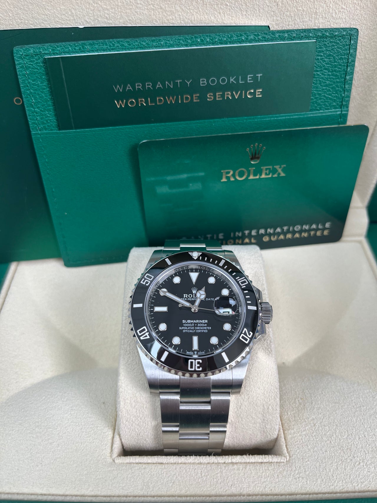 Rolex Submariner 41mm Stainless Steel Date Watch - Black Dial (Ref# 126610LN)