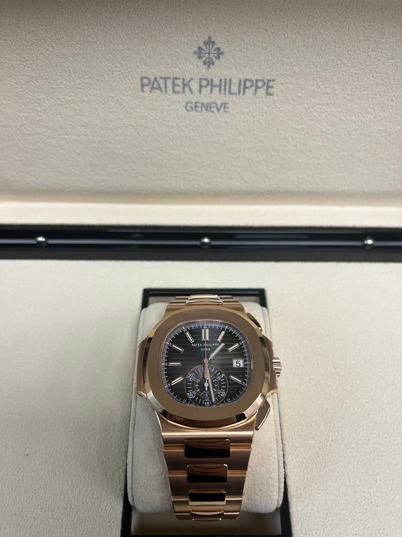 Patek Philippe Nautilus Rose Gold/ Black Gradient Dial (Ref#5980/1R-001)