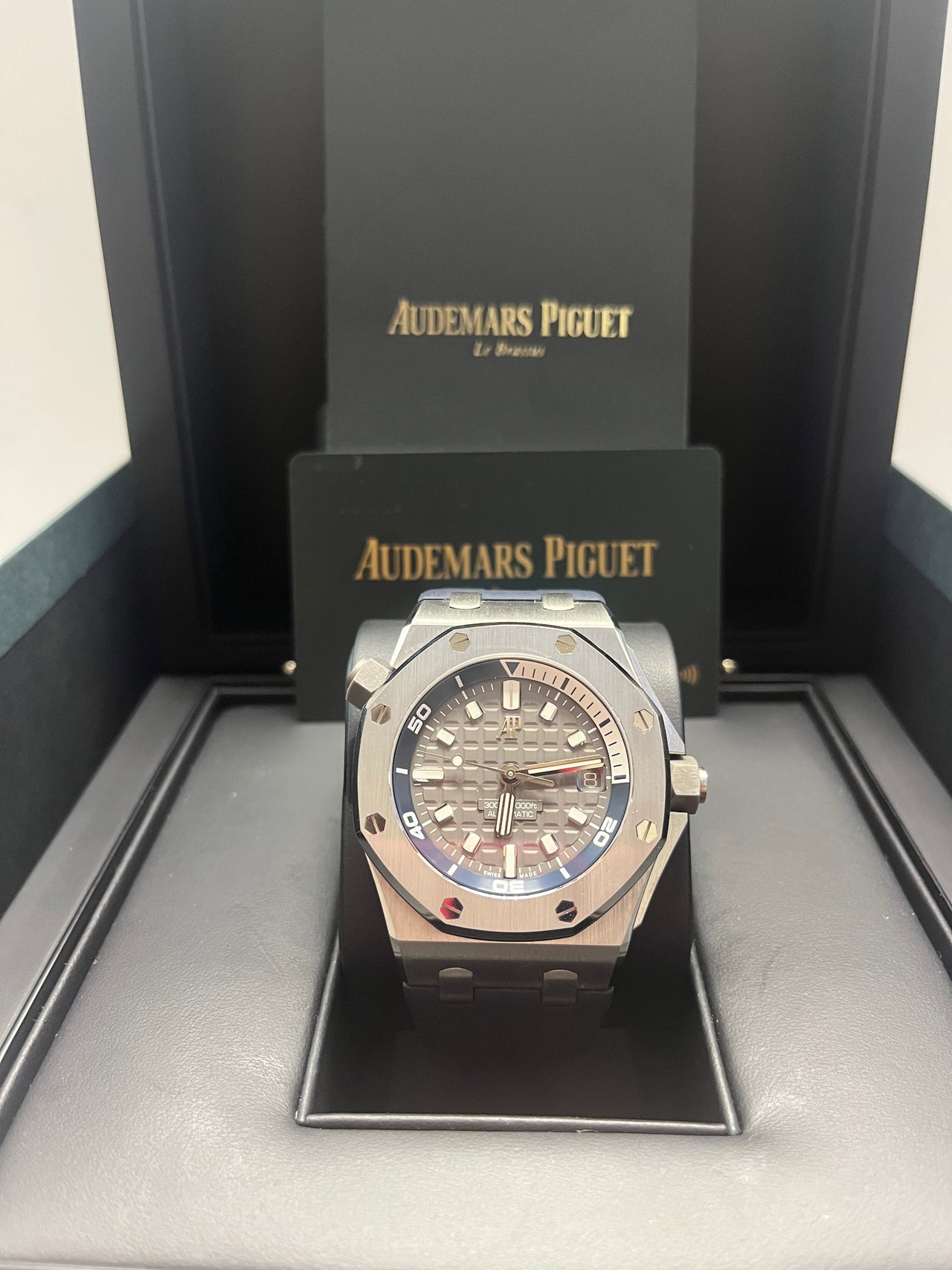 Audemars Piguet Royal Oak Offshore Diver Grey Dial (Reference # 15720ST.OO.A027CA.01)