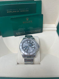 Thumbnail for Rolex Yacht-Master 40mm Platinum & Stainless Steel - Dark Rhodium Dial (Ref# 126622)