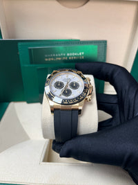 Thumbnail for Rolex Daytona 40 Watch - Meteorite and Black Index Dial - Black Oysterflex Strap (Ref # 116518LN)