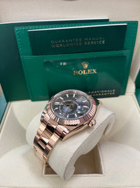 Thumbnail for Rolex Sky-Dweller Rose Gold - Dark Rhodium Index Dial - Oyster Bracelet (Ref# 326935)