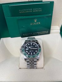 Thumbnail for Rolex GMT-Master II With A Green And Black Bezel 