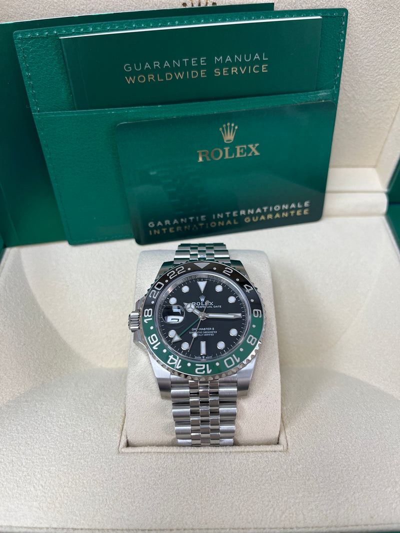 Rolex GMT-Master II With A Green And Black Bezel "SPRITE" (Reference # 126720VTNR)
