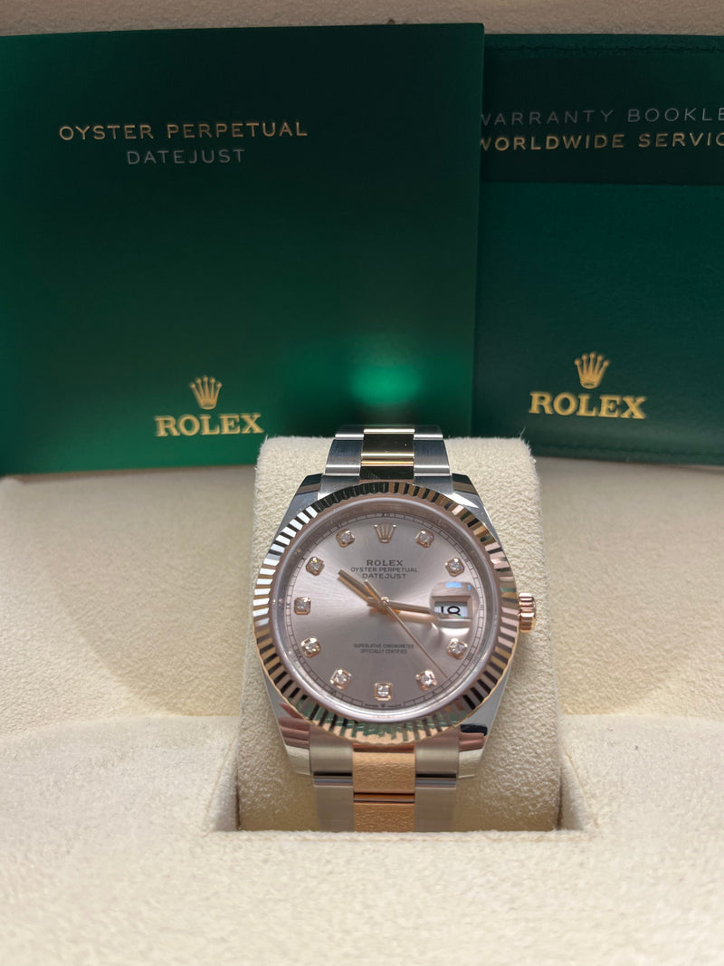Rolex Datejust 41 Two-Tone Stainless Steel and Rose Gold Dial