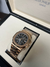 Thumbnail for Patek Philippe Nautilus Rose Gold/ Black Gradient Dial (Ref#5980/1R-001)