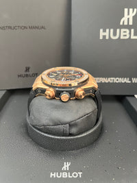 Thumbnail for Hublot Big Bang Unico King Gold Dial Silver Automatic Men's Watch (Reference 411.OX.1180.RX.1104)