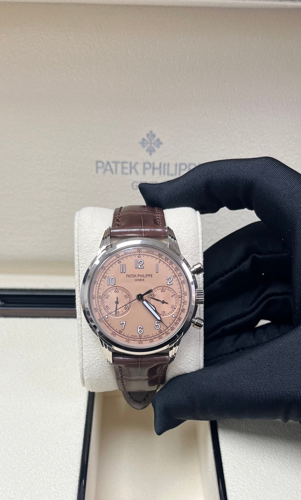 Patek Philippe Complications Salmon 18K White Gold 5172G-010