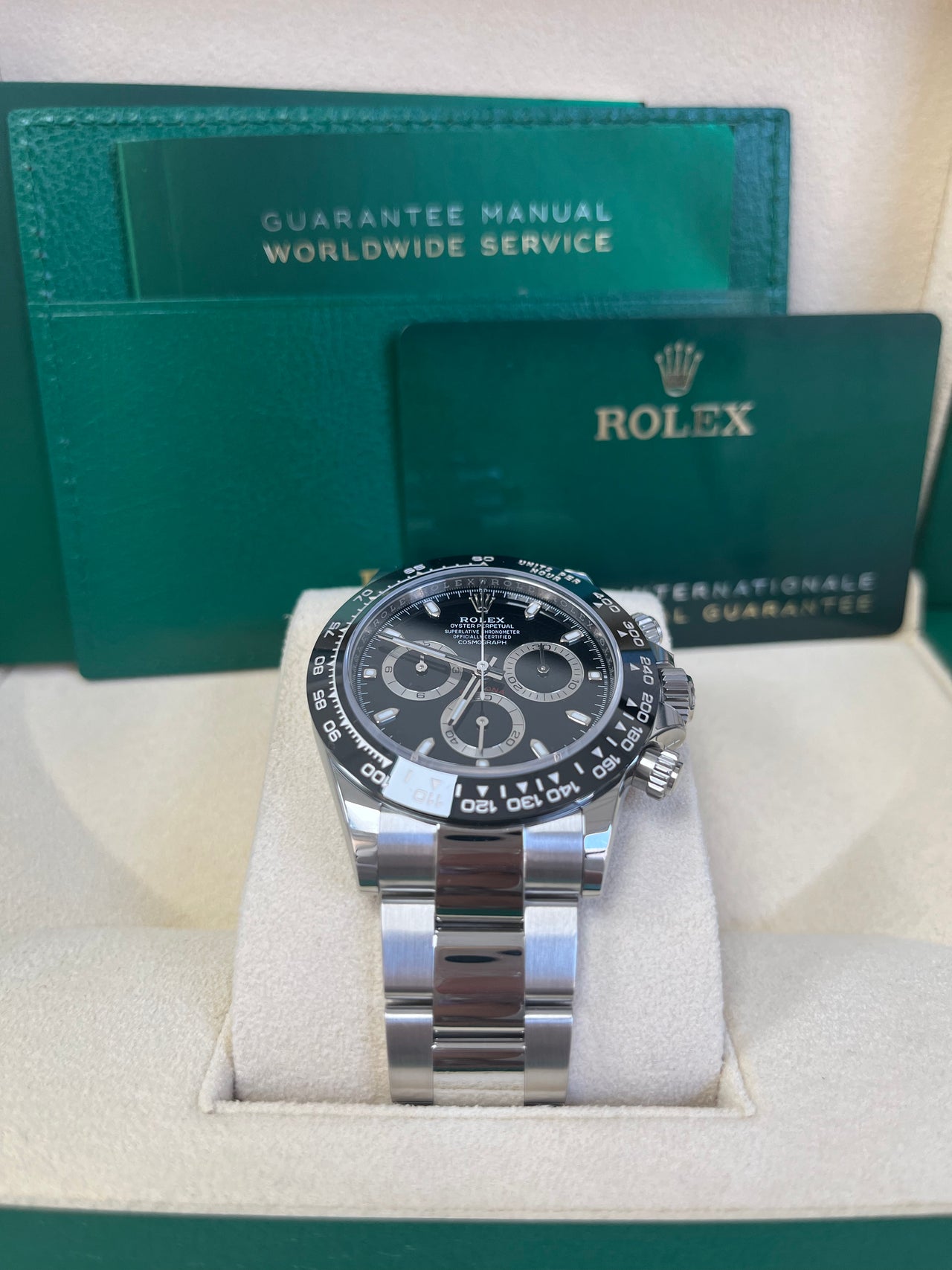 Rolex Daytona 40mm Stainless Steel - Black Index Dial - Ceramic Bezel (Ref# 116500LN)