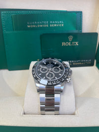 Thumbnail for Rolex Daytona 40mm Stainless Steel - Black Index Dial - Ceramic Bezel (Ref# 116500LN)