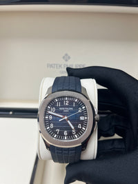 Thumbnail for Patek Philippe Aquanaut White Gold/ Blue Embossed Dial (Ref#5168G-001)