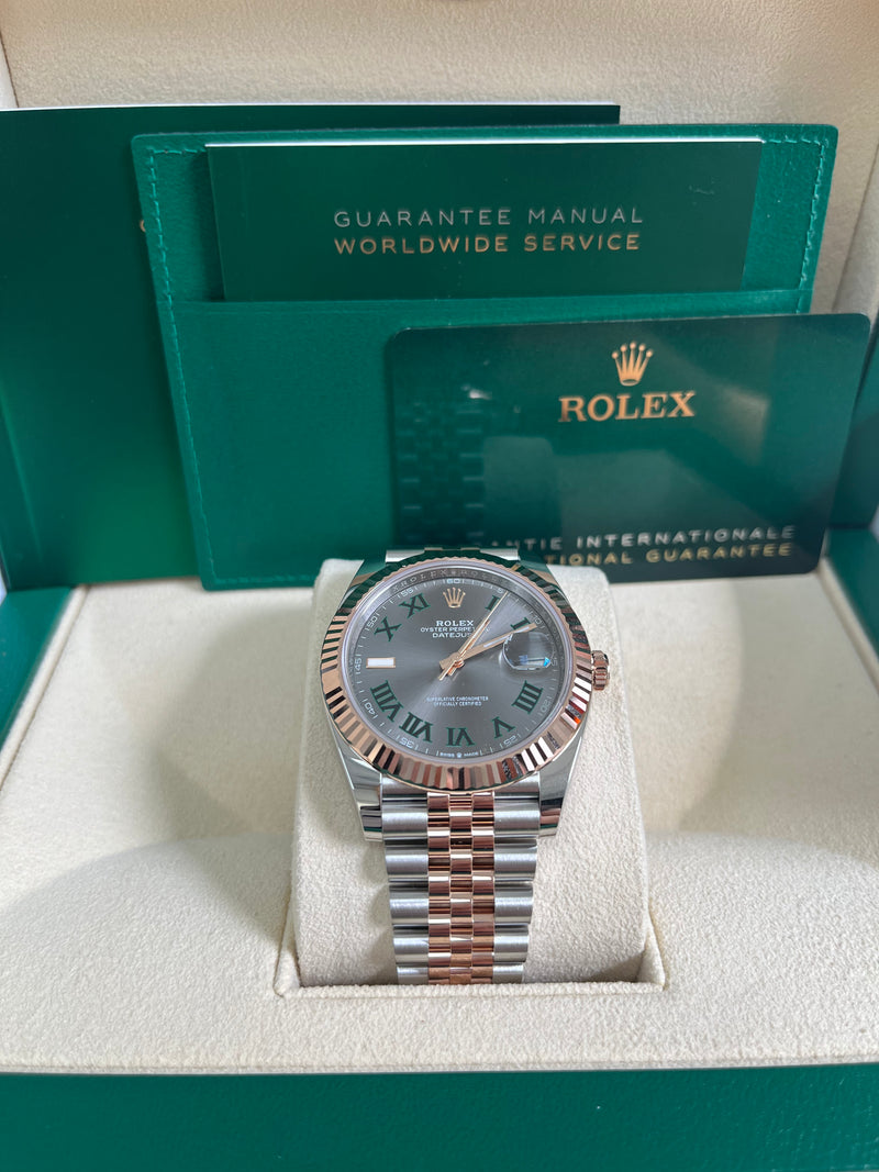 Rose gold 2025 jubilee rolex