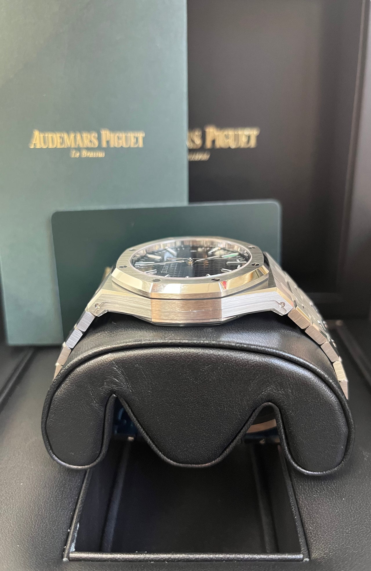 Audemars Piguet Royal Oak Selfwinding "50TH ANNIVERSARY" BLUE DIAL STAINLESS STEEL 41MM 15510ST.OO.1320ST.01