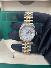 Thumbnail for Rolex Mother of Pearl Dial Jubilee Two-Tone Yellow Gold Datejust 36 (Reference 126233)