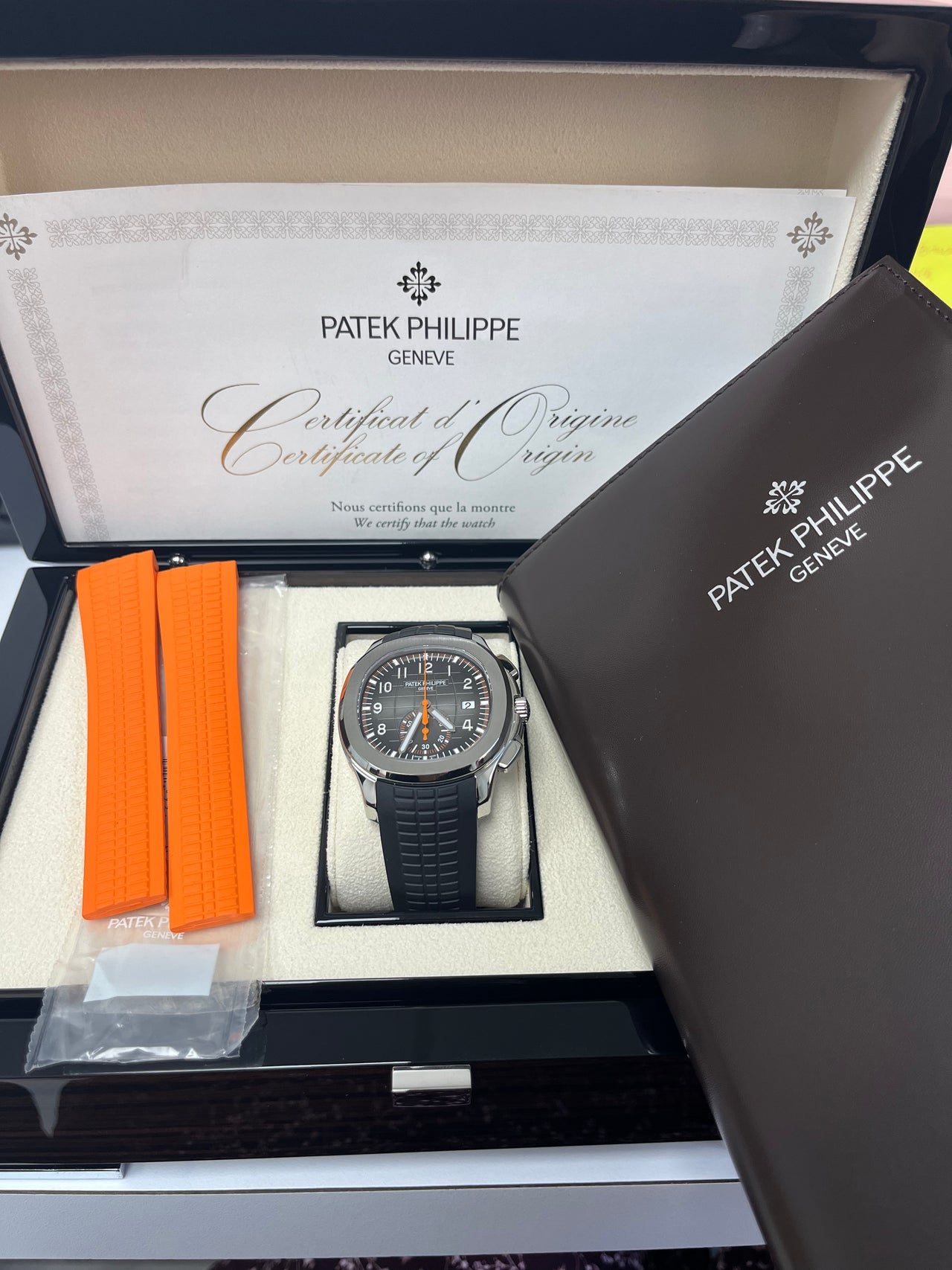 Patek Philippe Aquanaut Chronograph Stainless Steel - Black Dial (Ref#5968A-001)