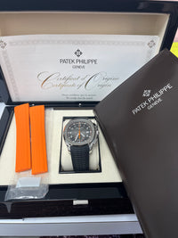 Thumbnail for Patek Philippe Aquanaut Chronograph Stainless Steel - Black Dial (Ref#5968A-001)