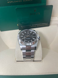 Thumbnail for Rolex Sky-Dweller 18k White Gold 42mm Black Dial - Steel Bracelet (Ref# 326934)